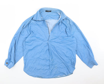 SheIn Womens Blue   Basic Blouse Size 10