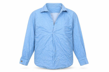 Womens UK Size 10 SheIn Blue Basic Blouse