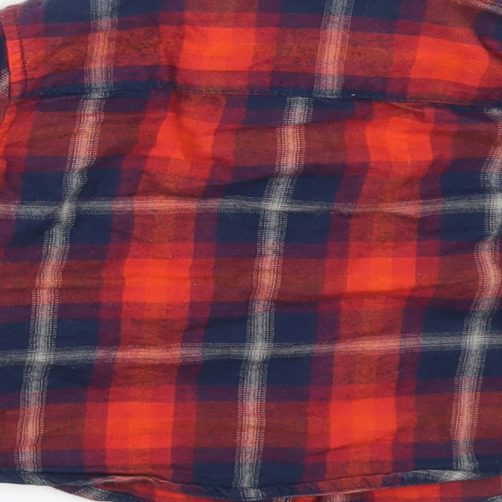 NEXT Baby Red Plaid  Basic Button-Up Size 3-6 Months