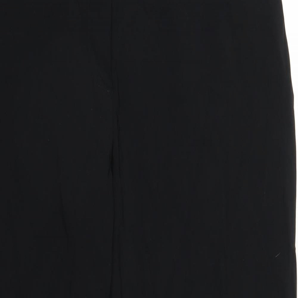 Womens UK Size 12 BHS Regular Fit  Black Trousers