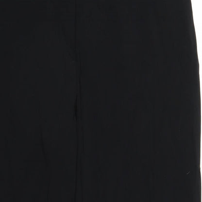 Womens UK Size 12 BHS Regular Fit  Black Trousers