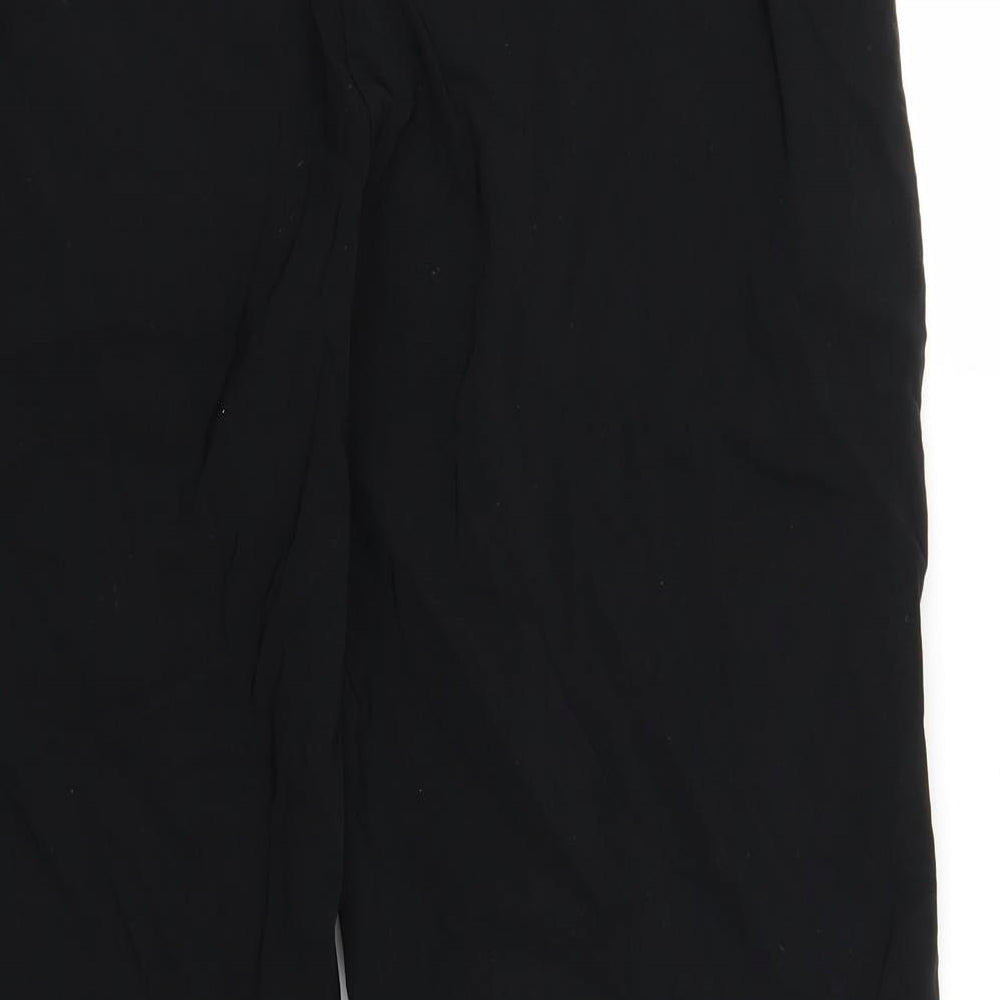 Womens UK Size 12 BHS Regular Fit  Black Trousers