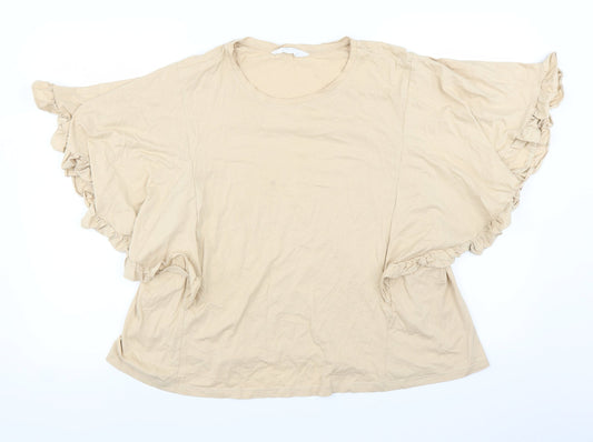 Primark Womens Beige   Basic Blouse Size L