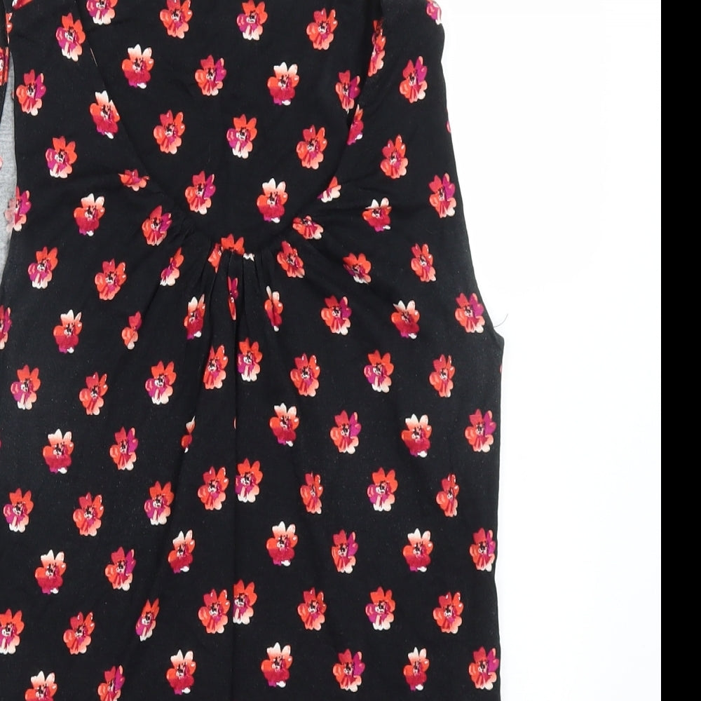 George Womens Black   Basic T-Shirt Size 10