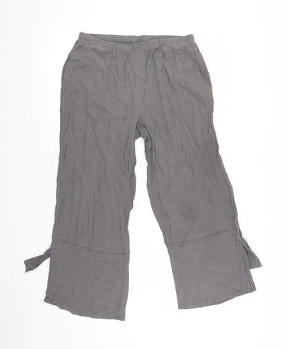 TS Womens Grey   Trousers  Size 12 L23 in