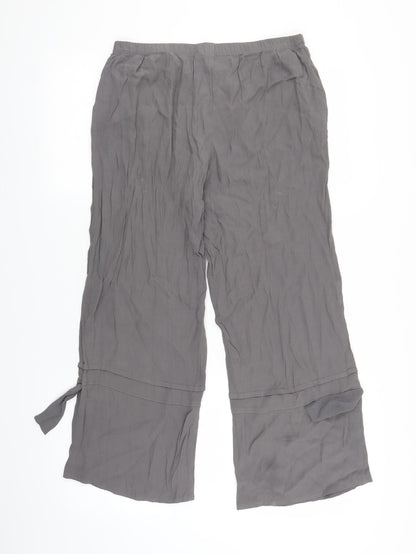 TS Womens Grey   Trousers  Size 12 L23 in