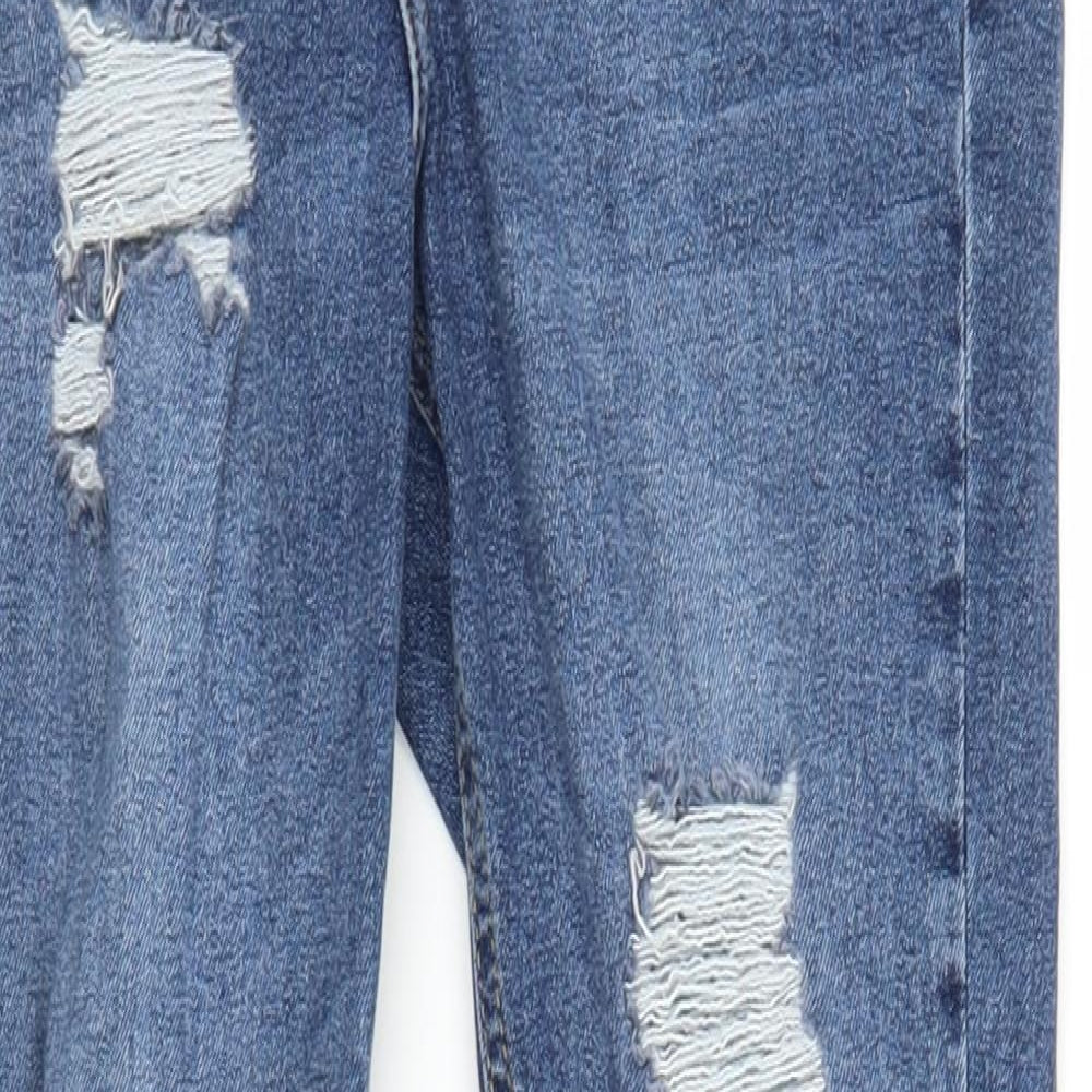 Topshop Womens Black  Denim Skinny Jeans Size 28 in L26 in