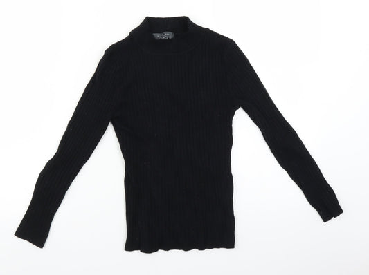 Primark Womens Black   Pullover Jumper Size S