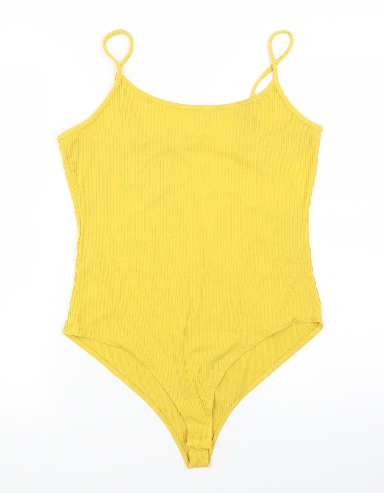 Primark Womens Yellow   Bodysuit One-Piece Size M