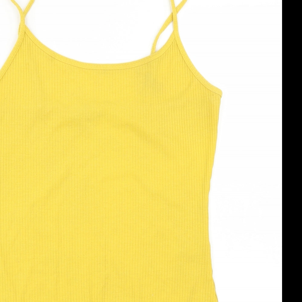 Primark Womens Yellow   Bodysuit One-Piece Size M