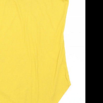 Primark Womens Yellow   Bodysuit One-Piece Size M