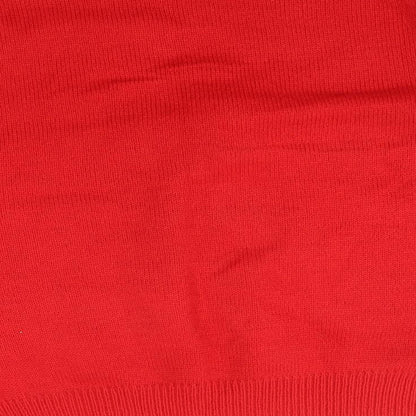 Disney Womens Red Fair Isle Knit Pullover Jumper Size XS  - Christmas Minnie Mouse