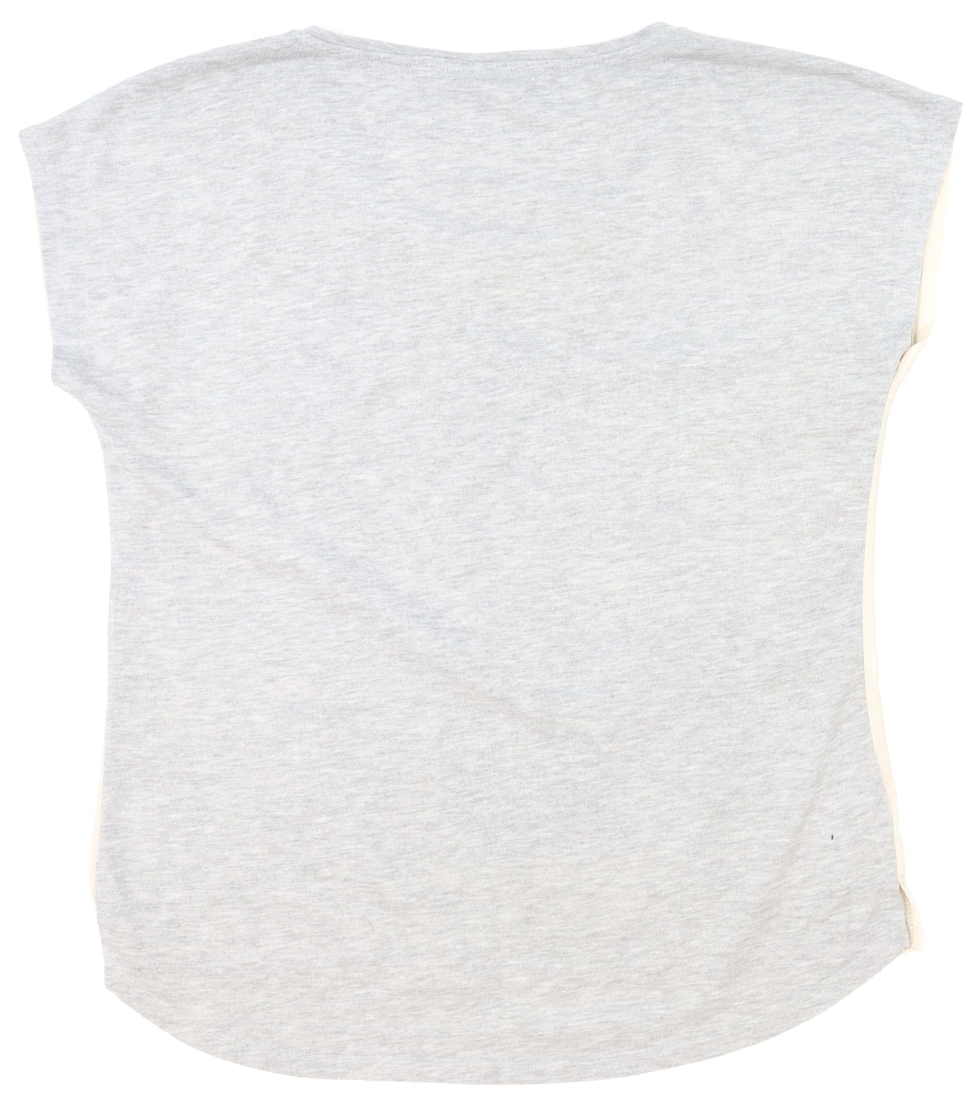 Womens UK Size L Yessica Grey Basic T-Shirt