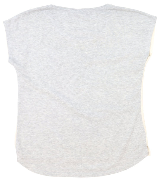 Womens UK Size L Yessica Grey Basic T-Shirt