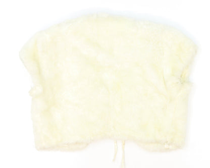 Kylie Girls Ivory   Gilet Jacket Size 11 Years