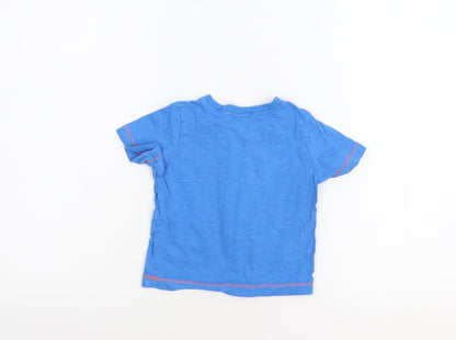Mini Club Boys Blue   Basic T-Shirt Size 9-12 Months