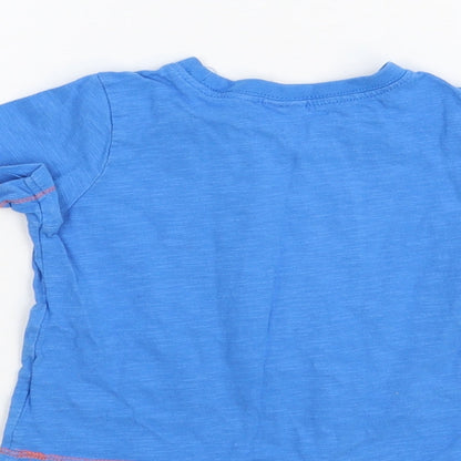 Mini Club Boys Blue   Basic T-Shirt Size 9-12 Months