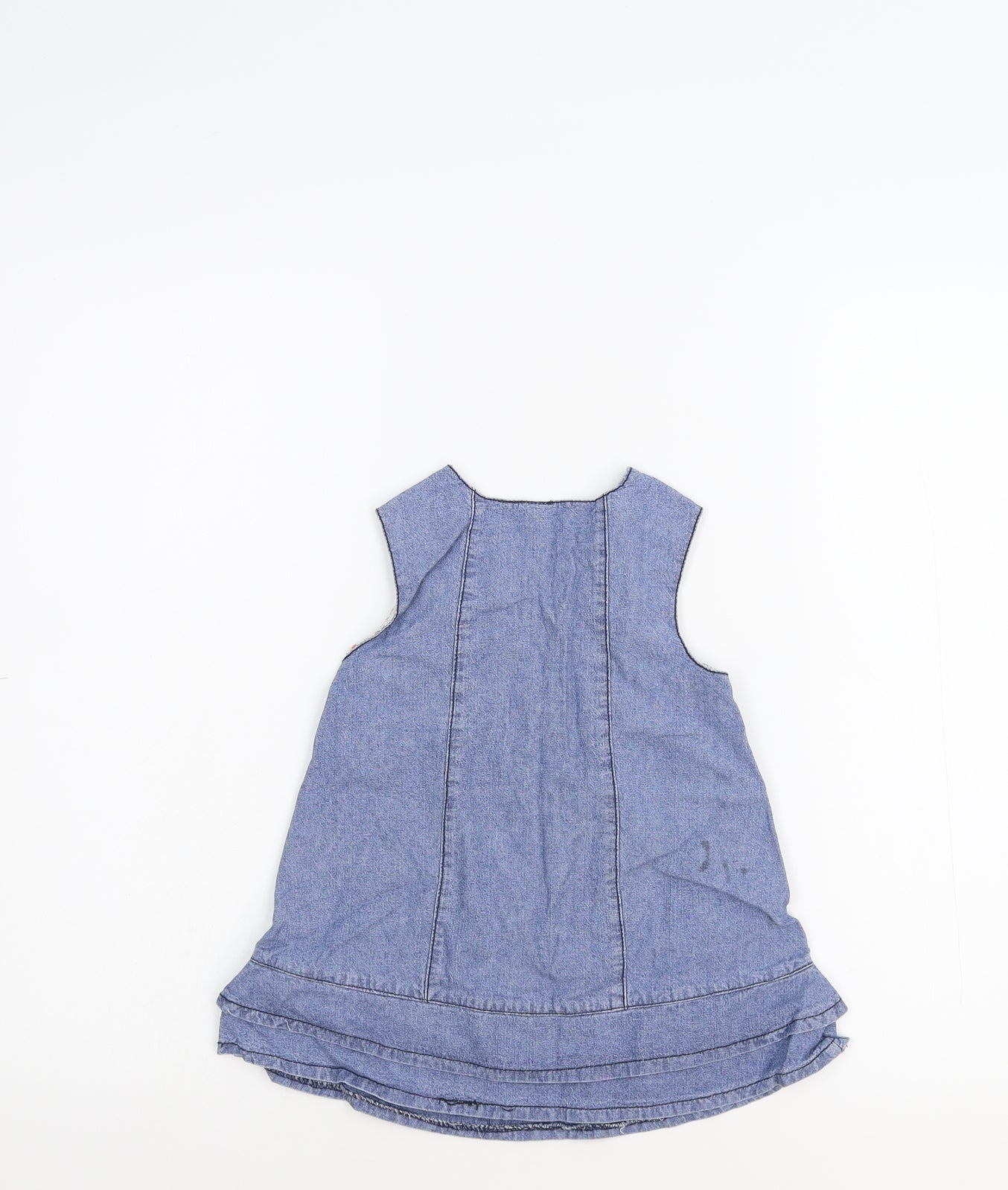 Cool Club Girls Blue   Pinafore/Dungaree Dress