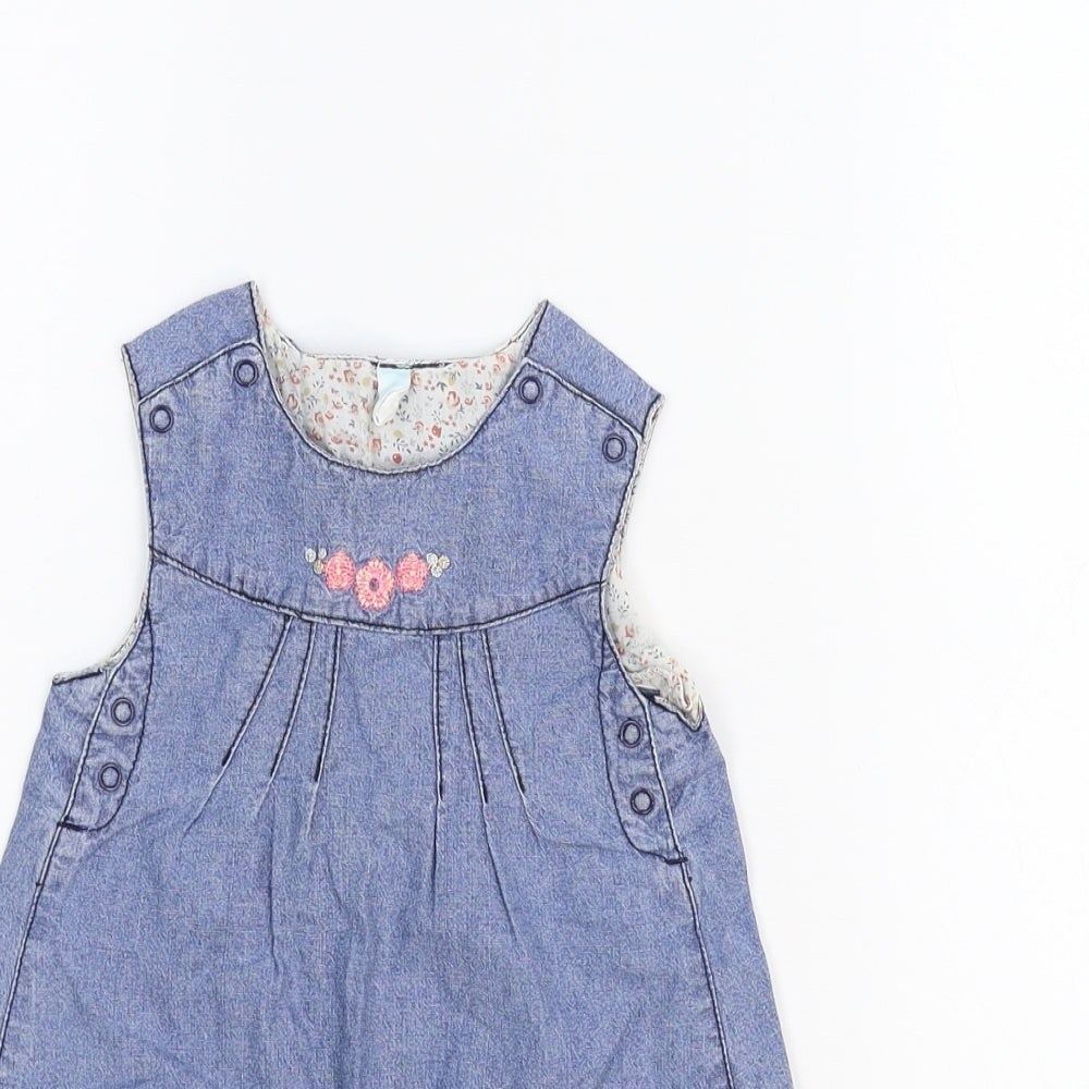 Cool Club Girls Blue   Pinafore/Dungaree Dress