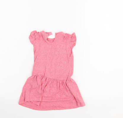Young Dimention Girls Pink   T-Shirt Dress