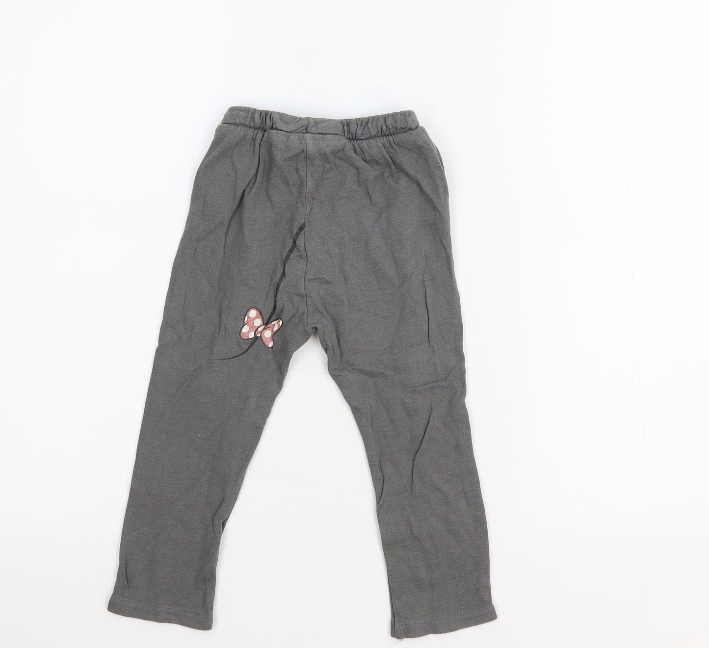 Zara Girls Grey   Sweatpants Trousers Size 2-3 Years - Disney