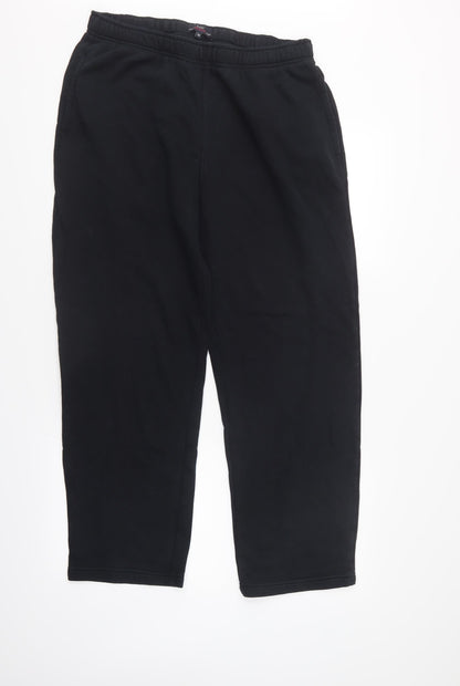 Easy Womens Black   Sweatpants Trousers Size M L28 in