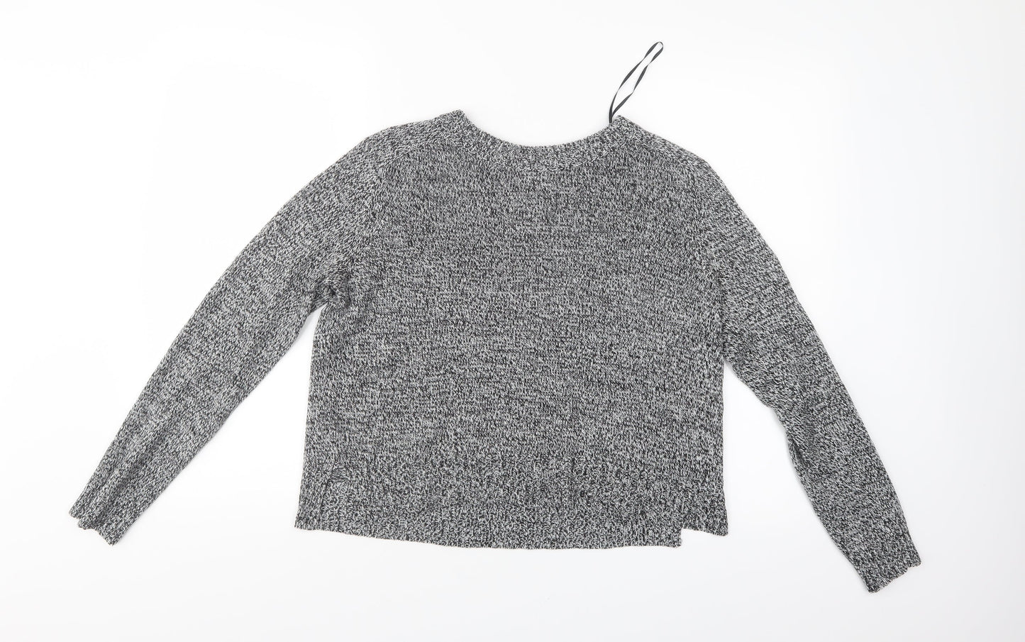Divided Womens Grey   Henley Jumper Size M