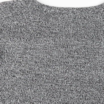 Divided Womens Grey   Henley Jumper Size M