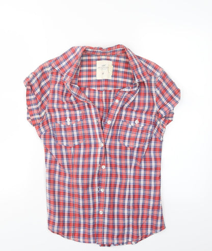 Womens UK Size 8 LOGG Multicoloured Basic Button-Up