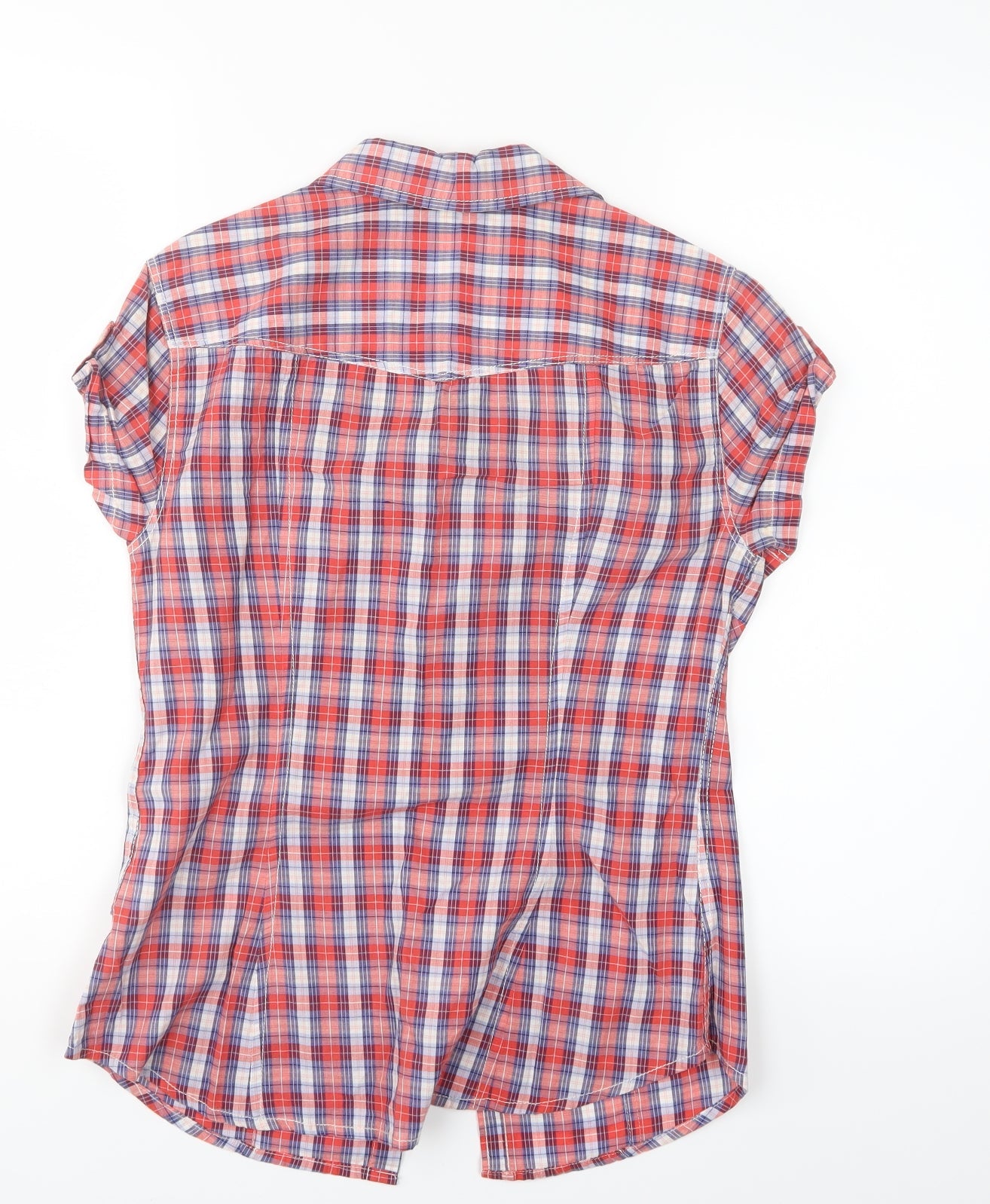Womens UK Size 8 LOGG Multicoloured Basic Button-Up