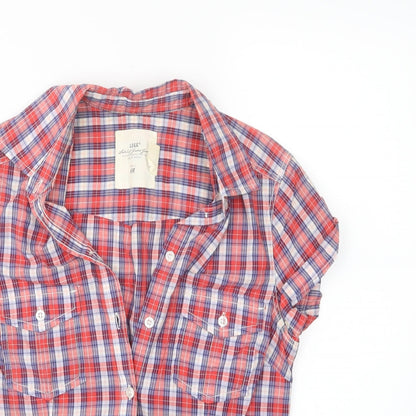 Womens UK Size 8 LOGG Multicoloured Basic Button-Up