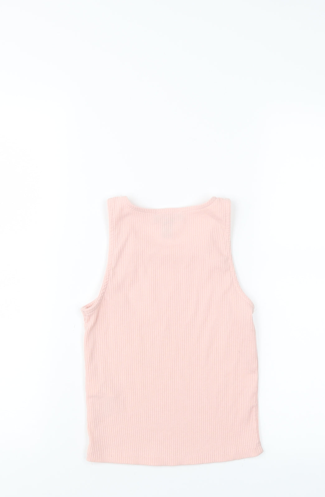 Womens UK Size 6 New Look Pink Basic Tank