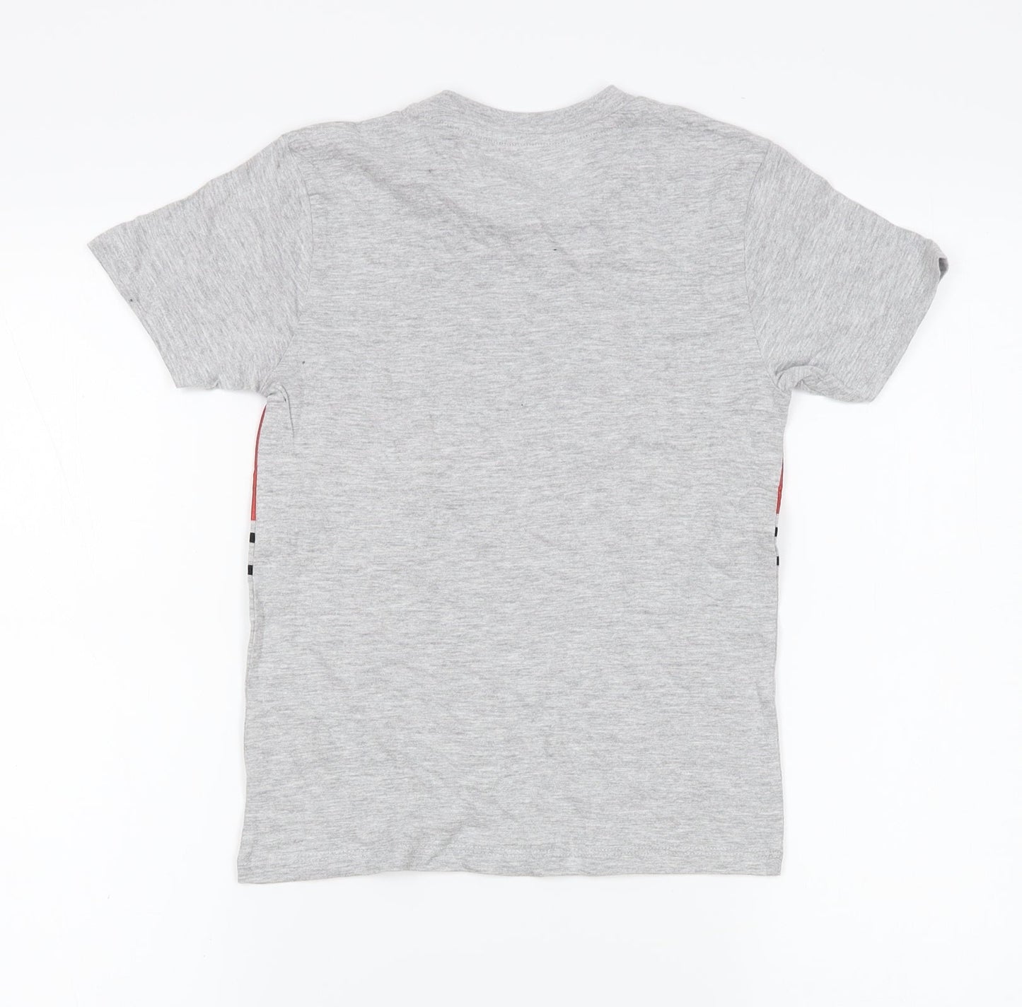 Pep&Co Boys Grey   Basic T-Shirt Size 7-8 Years  - Monaco MX Racing