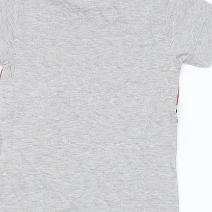 Pep&Co Boys Grey   Basic T-Shirt Size 7-8 Years  - Monaco MX Racing