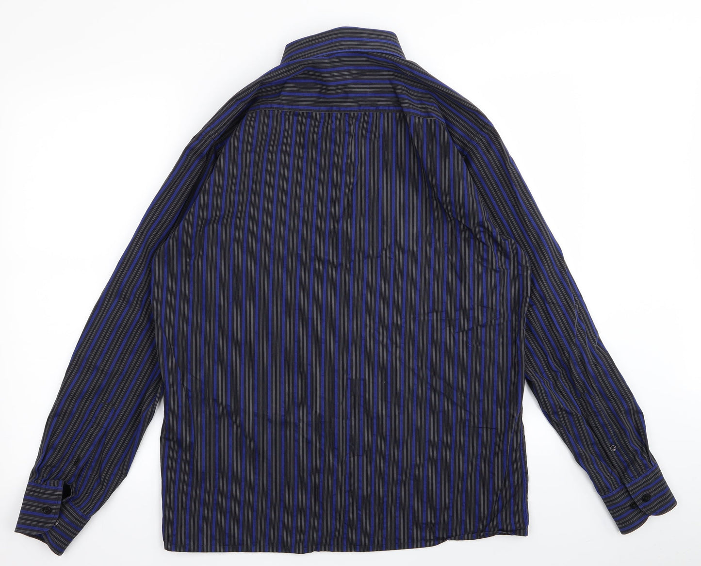 Mens UK Size 40 Murano Black  Button-Up Long Sleeve Casual Shirt