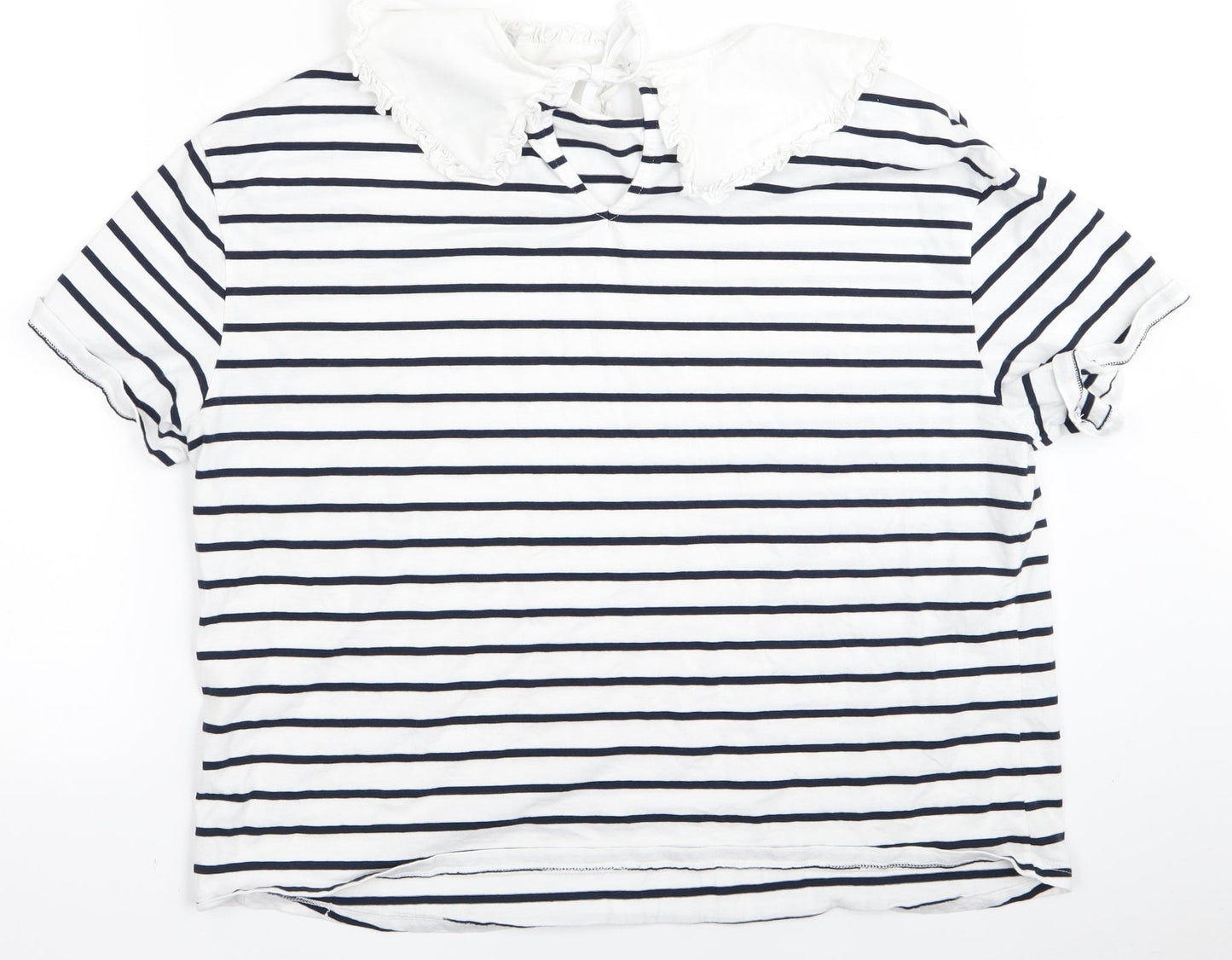 Womens UK Size M very White Basic Blouse