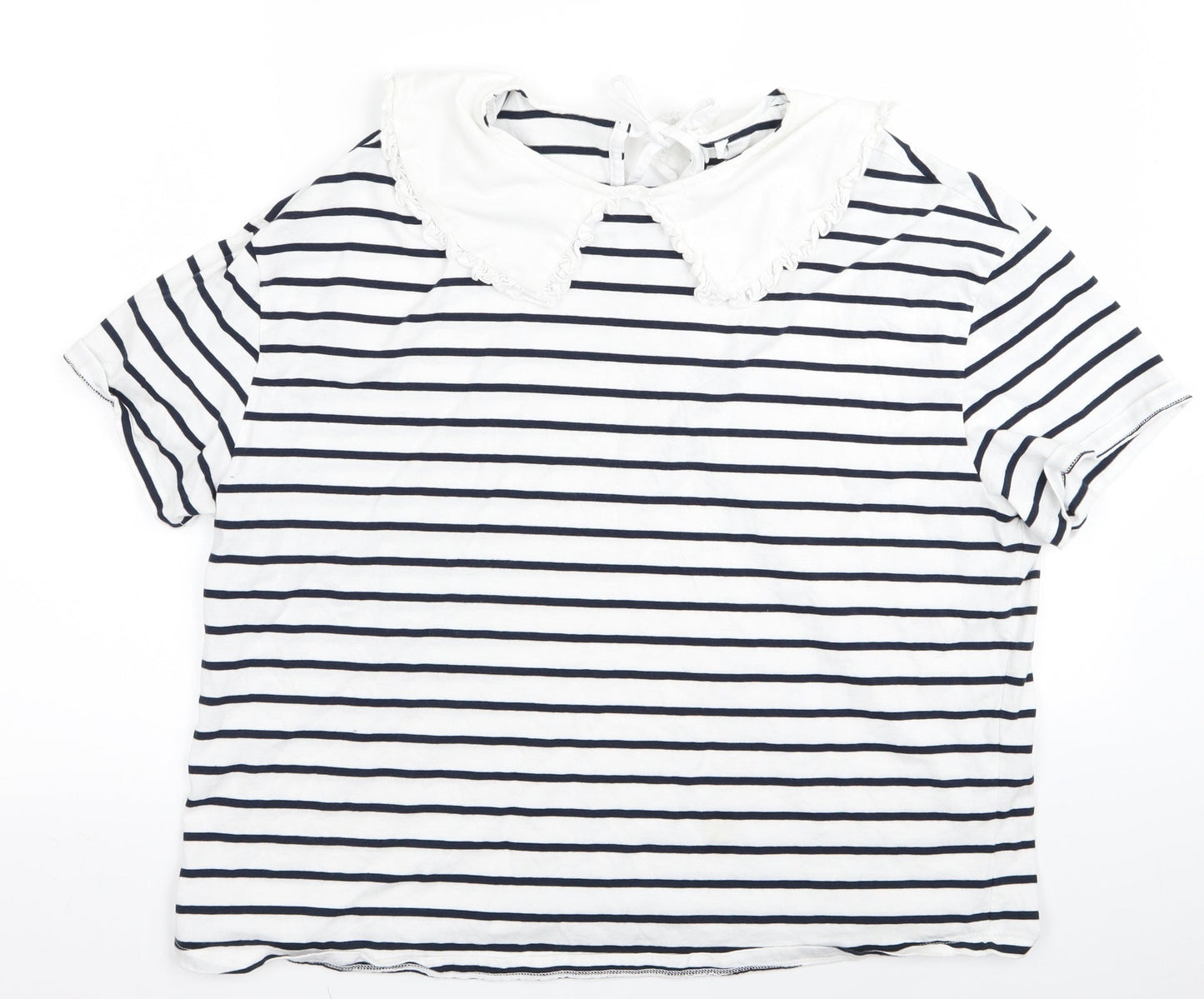 Womens UK Size M very White Basic Blouse