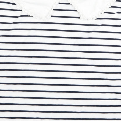 Womens UK Size M very White Basic Blouse