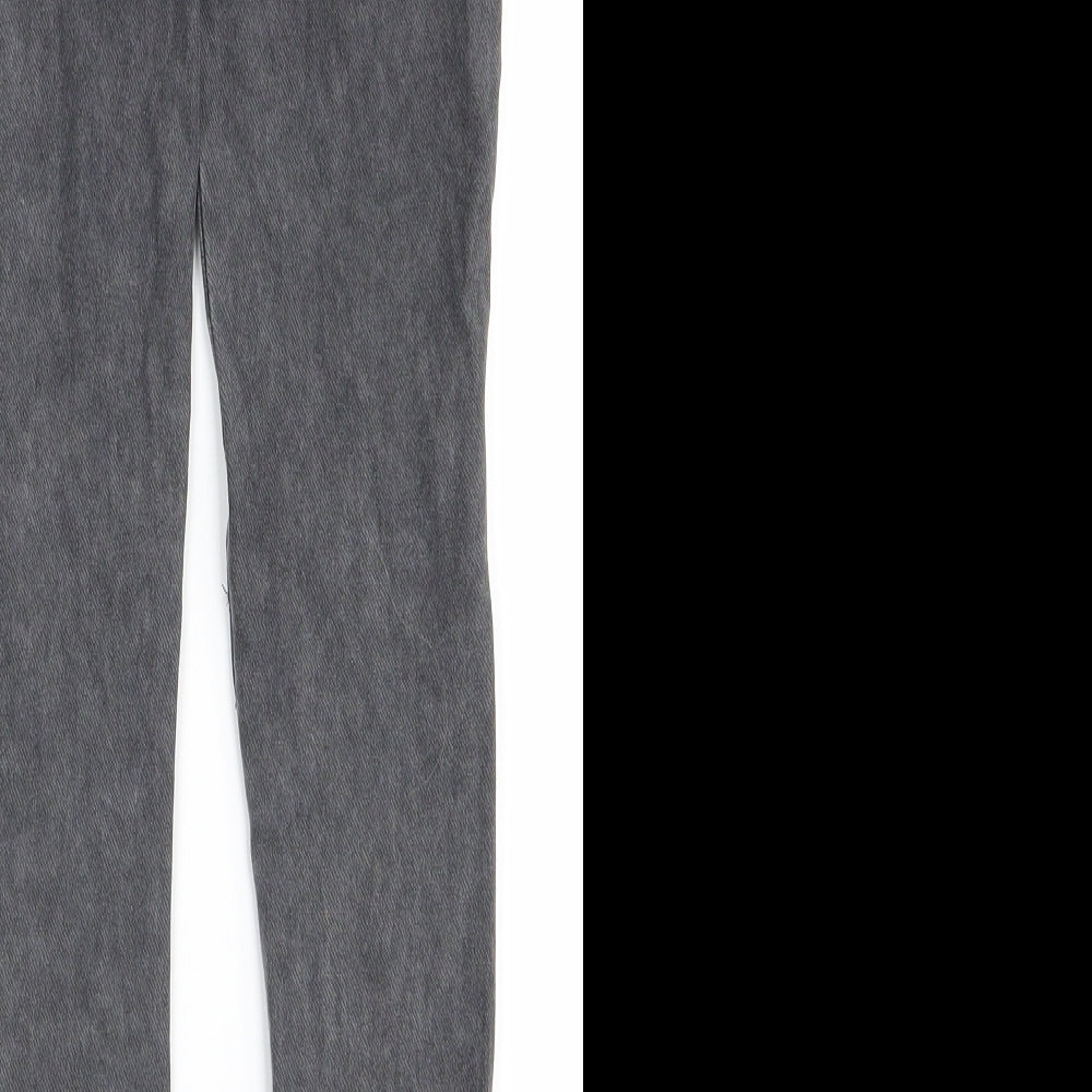 Preworn Girls Grey   Skinny Jeans Size 10 Years