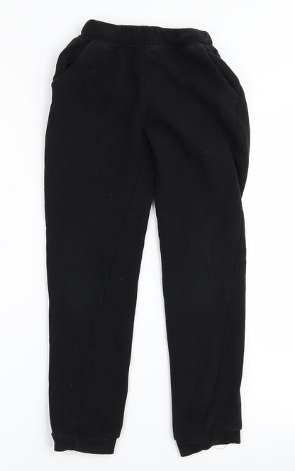 Primark Girls Black   Jogger Trousers Size 9 Years