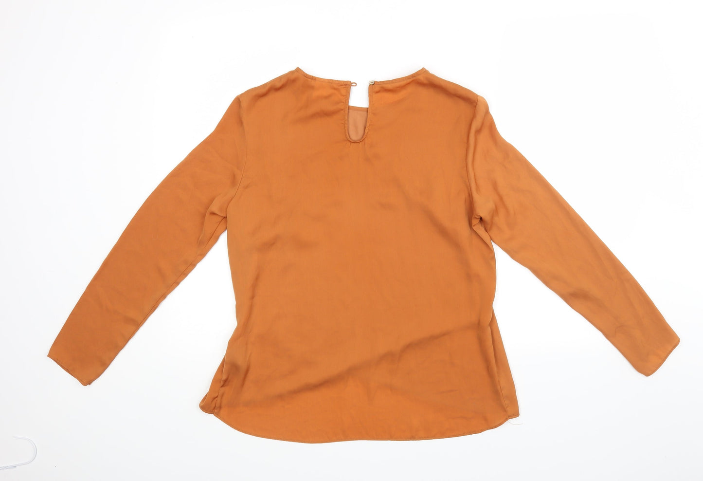 Womens UK Size 36 H&M Brown Basic Blouse