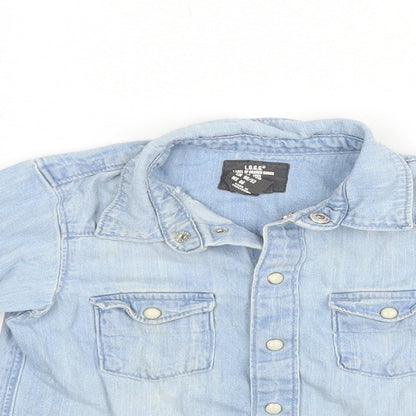 H&M Baby Blue   Basic Button-Up Size 12-18 Months