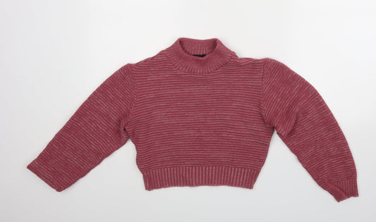 PRETTYLITTLETHING Womens Purple   Pullover Jumper Size 10