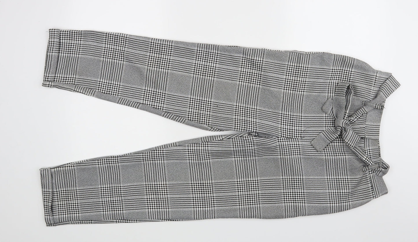 Womens UK Size 6 Stylewise Regular Fit Dress Pants Grey Trousers