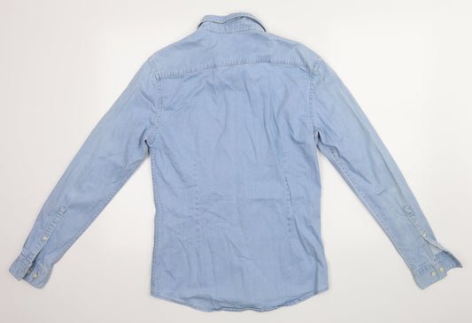 ASOS Mens Blue    Button-Up Size M