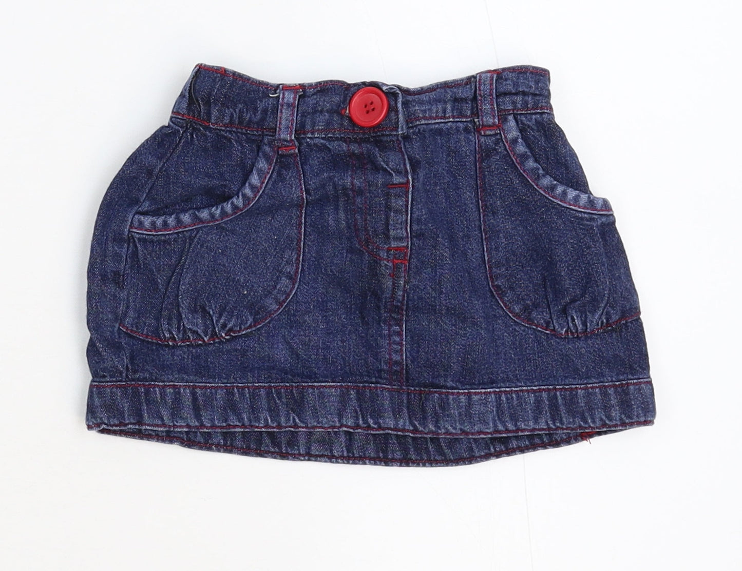NEXT Girls Blue  Denim Tutu Skirt Size 6-9 Months