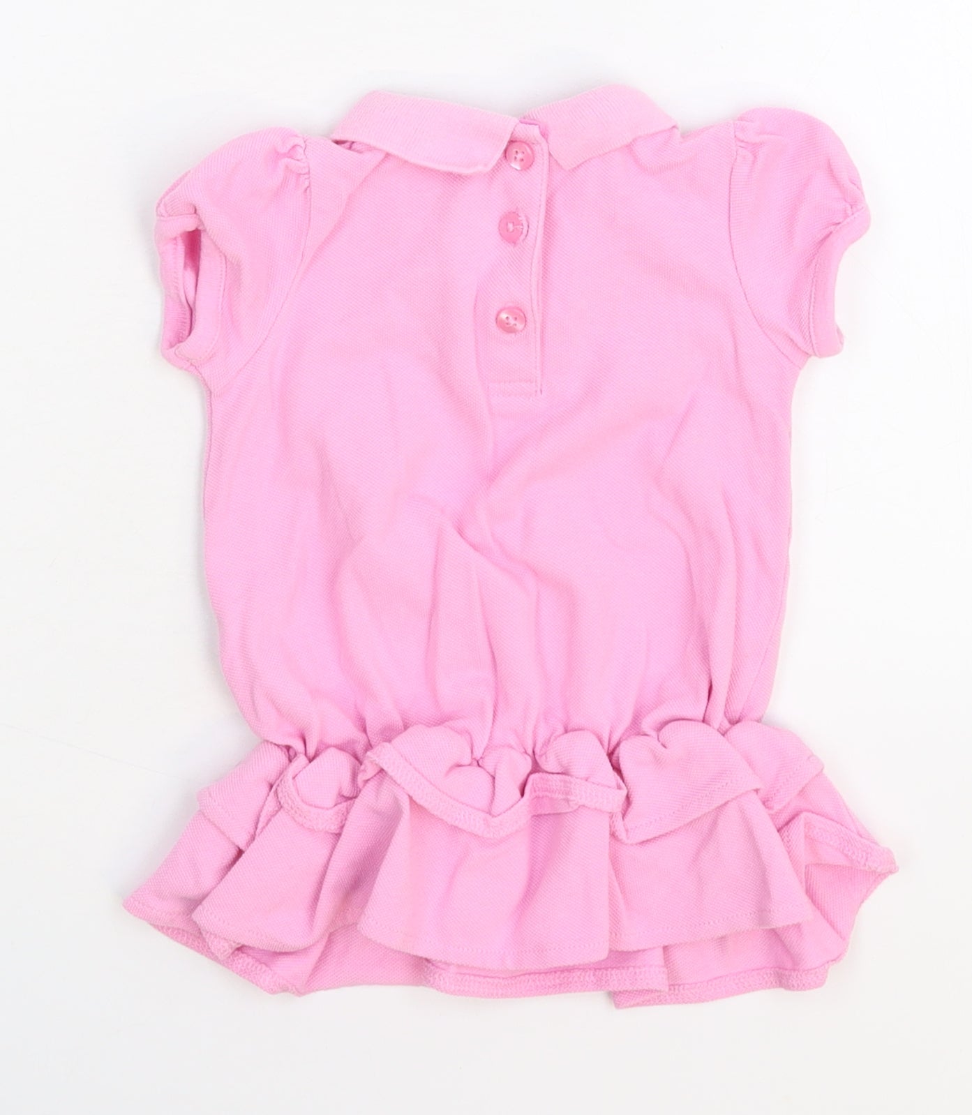 George Girls Pink   Shirt Dress  Size 6-9 Months