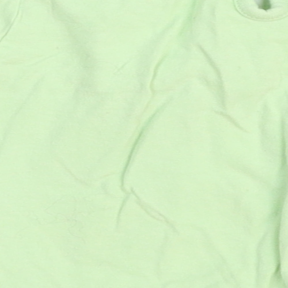 F&F Girls Green   Basic T-Shirt Size 6-9 Months
