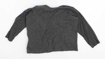 Lupliu Girls Grey   Basic T-Shirt Size 12 Months