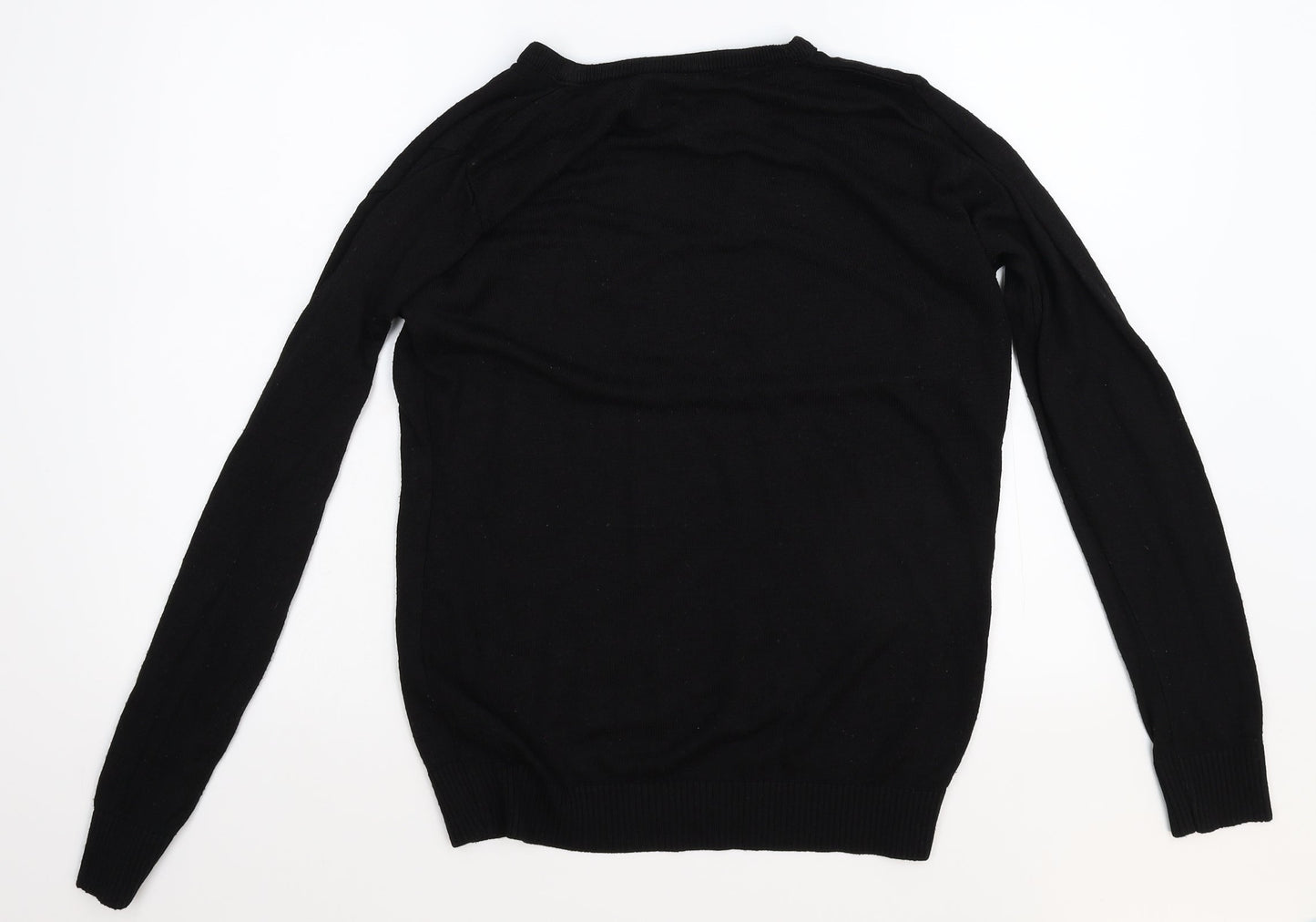 Boohoo Mens Black   Pullover Jumper Size S